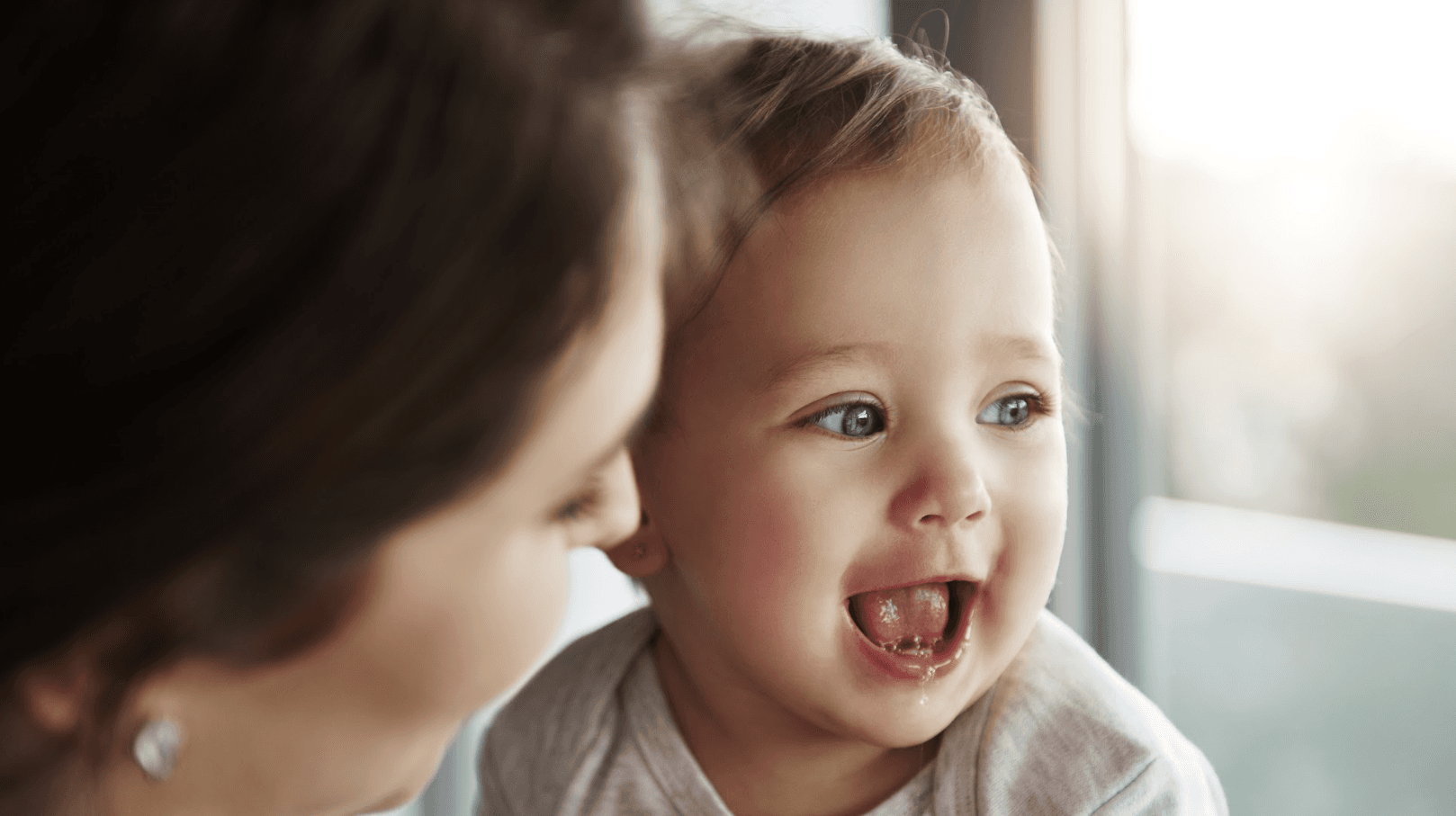 An infant held by her mother in Northborough