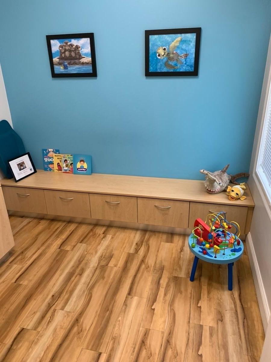 Northborough dentist | Waiting room with toys